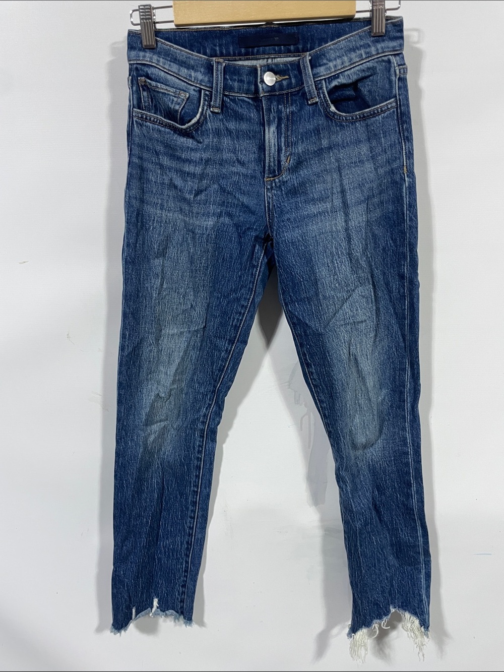 Joe's Jeans Blue Women's Skinny Jeans with Frayed Hem